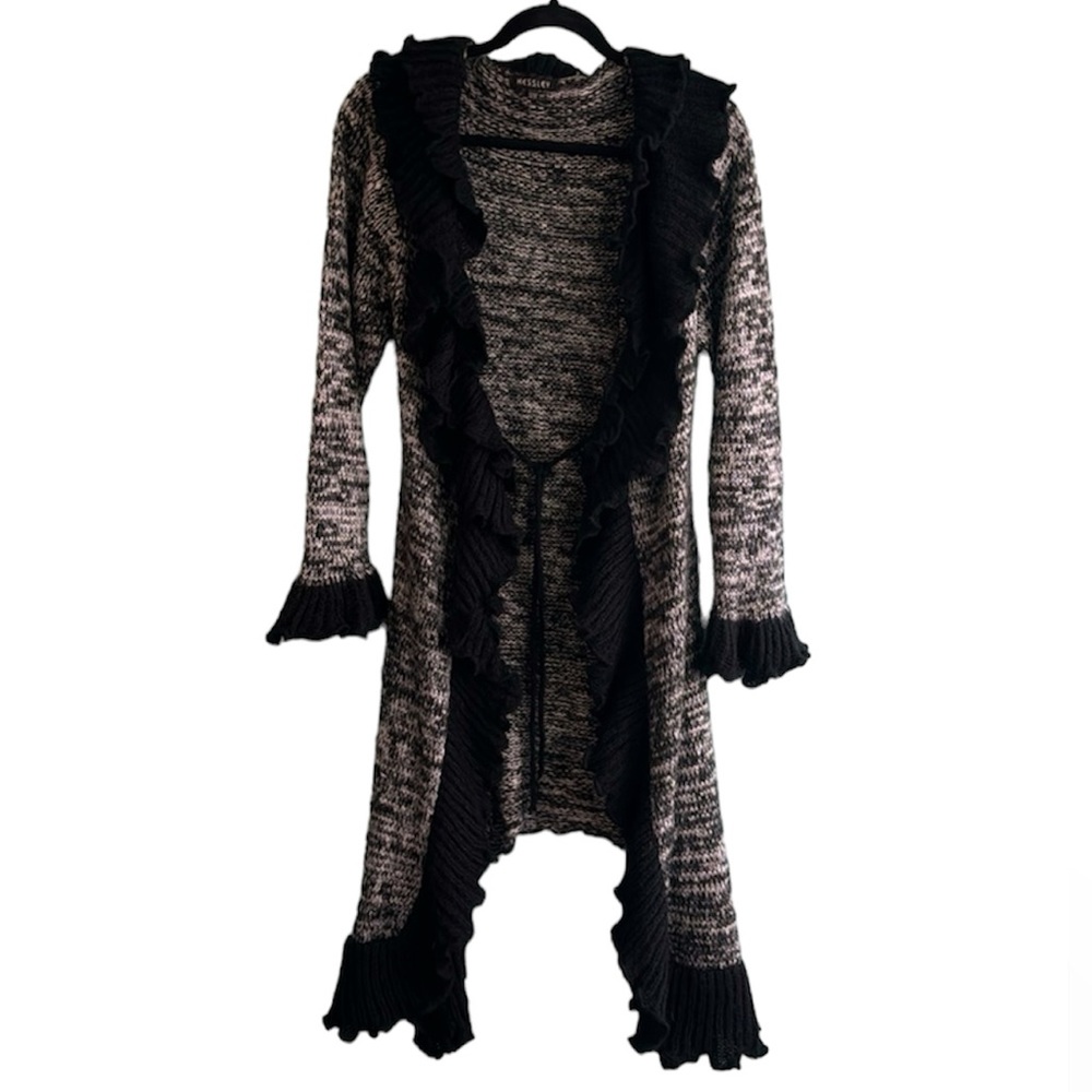 Long Wool Blend Kessley Sweater/Cardigan S/M